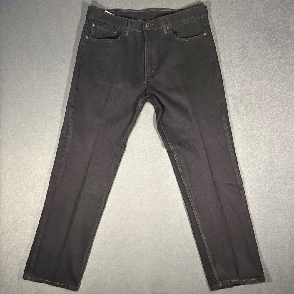 505™‎ Levi's Regular Fit Men's Jeans Straight Leg 38x32 - Black
